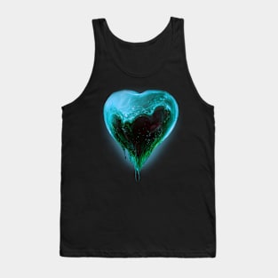 My teal heart Tank Top